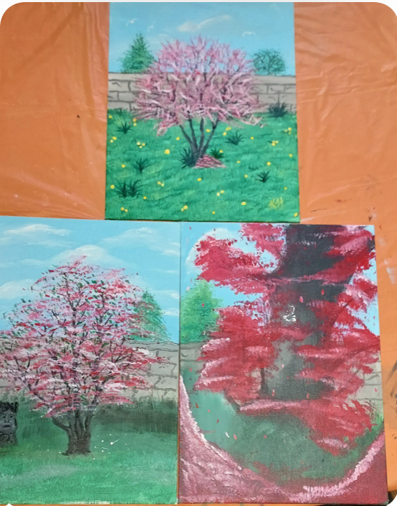 Arbor Day Acrylic Class